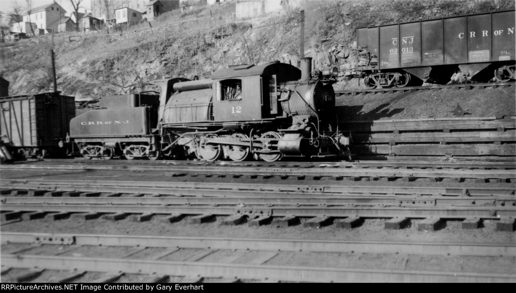 CNJ 0-6-0C #12 - Central RR of New Jersey